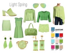 Spring Pantone, Light Spring Palette, 12 Blueprints, Spring Light, Green Colours