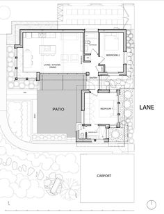 the floor plan for this modern home