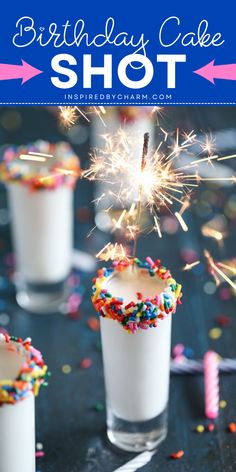 Celebrate in style with the Ultimate Birthday Cake Shot! This birthday cake shots recipe blends creamy, sweet flavors with vodka for a fun, festive drink. Pin one of the easiest easy drink recipes to serve at your next party!