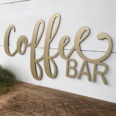 Coffee BAR Metal Sign Metal Wall Art Coffee Bar SignMetal Etsy