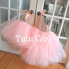 "This listing is for our ONE SHOULDER STYLE DRESS. Custom created with blush gold (rose gold) sequins and a peach/blush tulle skirt. One shoulder strap style ties at right shoulder. Want a different color combo? Convo us otherwise! WANT A SEWN IN SLIP TO LINE THE TUTU? https://www.etsy.com/listing/125566641/add-a-slip-to-the-tutu-dress-sewn-in WHY CHOOSE OUR TUTU DRESS? Most other companies use a cheap crochet top that has see through holes. Their tutus are knotted into the crochet top. Our flow Cheap Fitted Skort In Solid Color, Cheap Fitted Solid Color Skort, Peach Tulle Dress, Peach Pink Dress, Blush Tulle Skirt, Sequin Flower Girl Dress, Dress Rose Gold, Blush Gold, Rose Gold Sequin