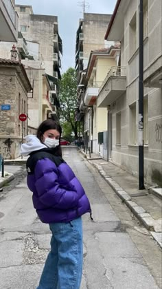 Purple North Face Jacket Outfit, Vest Outfits Aesthetic, Winter Outfit Aesthetic, Winter Outfits 2024, Winter Outfits Blackgirl