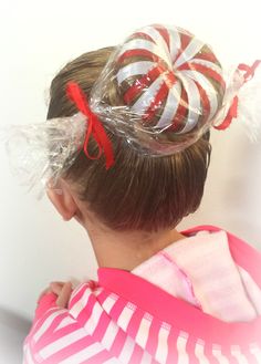 Crazy Hair Day Christmas, Christmas Crazy Hair Day, Grinch Costume, Whoville Hair, Christmas Hairstyle, Girl Hair Dos, School Hair