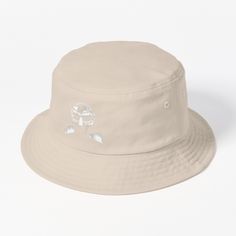 This packable, scrunchable, lightweight headwear classic is ready for adventure, from the beach to the street to the trailBreathable 100% cotton with eyelet ventilationFlat topModerate brim is 2.2"" (5.5 cm) wide to keep the sun off your faceUnstructured crown is 3.1"" (8 cm) deepEasy care: just spot clean and dry in shade. White Bucket Hat, Hd Logo, Silvia S13, Black Cat Lover, Bristol City, Hats Baseball, Badge Logo, Jolly Roger, Music Design