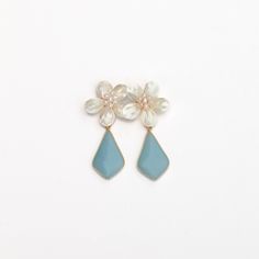 Pearl Flower + Blue Drop – Vivian Drew London Trip Outfit, Wedding Guest Guide, Bridal Glam, Bridesmaids Earrings, Blue Drop Earrings, Pattern And Texture, London Trip, Trip Outfits, Flower Blue