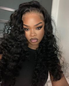 Beautiful Eyebrows, Lace Closure Wig, Makeup For Black Women, Makeup For Brown Eyes, Pretty Makeup, Black Girls Hairstyles, Hair Waves, Cute Makeup