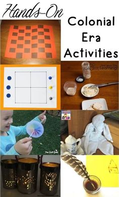 collage of activities for kids to do with their hands on the floor and in jars