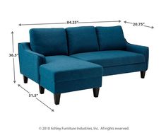 Jarreau Sofa Chaise Sleeper 1150371 stationary upholstery By AshleyBy sofafair.com Chill Lounge, Sofa Bed Blue, Queen Sofa Sleeper, Couch With Chaise, Ashley Homestore, Pull Out Bed, Sectional Sleeper Sofa, Sofa Chaise, Blue Sofa