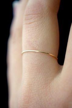 SMOOTH THIN STACKING RING 14k gold #pipeandrow www.pipeandrow.com Antique Engagement Ring, Ringe Gold, Gold Ring Stack, Gold Halo, Stacked Jewelry, Simple Jewelry, Engagement Rings Sapphire, Gold Engagement Rings, Stacking Ring