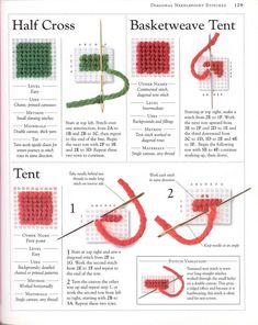 the instructions for how to crochet in half - cross and half - circle