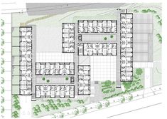 the plans for an apartment complex