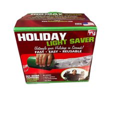 the holiday light saver box is open