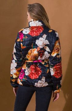 You may remember the statement floral puffer from Emily in Paris! This floral puffer jacket is a great addition to any look! Style It + Finish the LookSo much you can do with this jacket! It actually finishes your look! Consider adding a hat boots or bag in a color of one of the flowers to pull it all together! Style FeaturesFront ZipperSide PocketsTied Sash Size + FitSHC babe Emily is 5’1” and in a small Model is 5`8" And Wearing Size Small Measurements Taken From Size Small Approx. Length: 29" Emily In Paris, Cardigan Top, Romper Pants, Sweater And Shorts, Holiday Outfits, Sweater Skirt, Puffer Jacket, You Can Do, Jumpsuit Dress