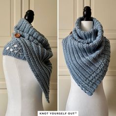 Crochet Cowl Pattern Free, Easy Crochet Scarf, Simple Scarf Crochet Pattern, Poncho Au Crochet, Crochet Wrap Pattern, Button Scarf, Crochet Cowl Pattern, Crochet Poncho Patterns, Poncho Pattern