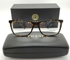 VERSACE MOD. 3301 108 FRAMES MENS GLASSES EYEWEAR 54-17-145 NEW w. CASE & BOX!! SELLING BEAUTIFUL RARE VERSACE FRAMES. IDEAL FOR PRESCRIPTION USE. FRAMES COME WITH ORIGINAL VERSACE CASE! (As in first picture) Eye Size 54 Bridge Size 17 Temple length 145 BRAND NEW AND 100% AUTHENTIC GUARANTEED! I GUARANTEE THAT THESE EYEGLASSES ARE 100% AUTHENTIC, PLEASE CHECK MY FEEDBACK AND BID WITH CONFIDENCE!!! TRACKING AND INSURANCE ARE INCLUDED!!! Check out my other items! Be sure to add me to your favorite Cartier Frames Glasses Men, Versace Glasses For Men, Versace Glasses Woman, Versace Eyeglasses Woman, Versace Eyeglasses, Mens Glasses, One Pic, Versace, Square Sunglass