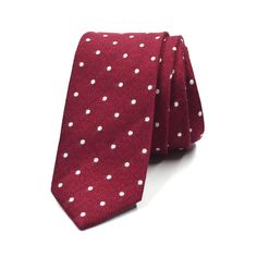 Handmade with 100% imported cotton fabric. Perfect for work, weddings or a night out on the town. This Polka Dot Crimson Tie will make you feel like the gentleman you aspire to be or accentuate the gentleman you already are. You’ll look good, feel good and do good things in this tie. Makes the perfect gift for a fellow gentleman or for that man in your life by making them look good and feel good. We guarantee your satisfaction with our free refund policy.* Goes Good With: Black, Grey, BlueMateri Dapper Cotton Ties For Business, Dapper Cotton Ties For Formal Occasions, Dapper Cotton Tie For Formal Occasions, Formal Dapper Cotton Ties, Classic Cotton Suit And Tie Accessories For Business, Dapper Cotton Suit And Tie Accessories For Formal Occasions, Fitted Cotton Suit And Tie Accessories, Summer Formal Cotton Suit Accessories, Classic Cotton Suit And Tie Accessories For Semi-formal