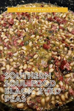 southern soul food black eyed peas