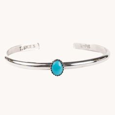 Like looking at the sunrise, you'll look out onto every day with possibility when wearing Dawn's Light turquoise bracelet. Our local artisans handcraft each genuine turquoise stone bracelet with Sterling Silver. This one takes your look to another level, whether making a statement solo or stacking with your collection. Classic Turquoise Sterling Silver Bracelets, Elegant Sterling Silver Bracelet With Turquoise, Classic Turquoise Adjustable Bracelet, Turquoise Sterling Silver Cuff Bracelet With Polished Finish, Classic Turquoise Cuff Bracelet Gift, Adjustable Turquoise Bracelets With Polished Finish, Turquoise Sterling Silver Oyster Bracelet, Sterling Silver Turquoise Oyster Bracelet, Adjustable Turquoise Bracelet With Polished Finish