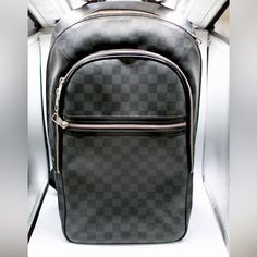 We Purchased A New Lv Backpack And Want To Sell This One. Condition Is As Looks In The Photos. A Zipper Is Missing One Of The Lv Pullers Other Than That No Tears And In Good Condition. Serial #Ba1136 Lv Backpack, Bags Louis Vuitton, Louis Vuitton Bags, Louis Vuitton Damier, Louis Vuitton Bag, To Sell, Black Gray, Black And Grey, Louis Vuitton