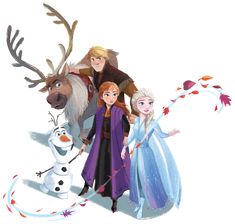 an image of frozen princess and her friends