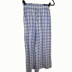 New In Original Packaging. These Are Plaid Lounge Pants With A Drawstring And Elastic Waist. Size Large. Tags: Loungewear, Plaid, Cottage, Cottagecore, Grandmillenial Aura Blue, Plaid Pajama, Plaid Pajama Pants, Cotton Poplin Fabric, Plaid Pajamas, Pants Blue, Tartan Plaid, Lounge Pants, Poplin Fabric