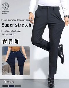 Business Pants, Professional Wardrobe, African Men Fashion, African Men, Business Dresses, Slim Fit Pants, Slim Pants, Tailored Trousers, Polished Look