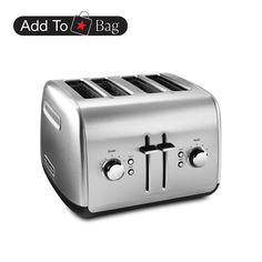 an image of a toaster with the words add to bag on it