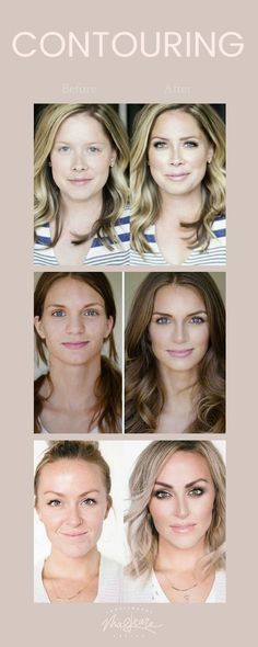 Countouring Ideas, Before And After Contouring, Makeup Contour, Maskcara Makeup, Korean Makeup Tutorials, Beauty Makeover, Maskcara Beauty