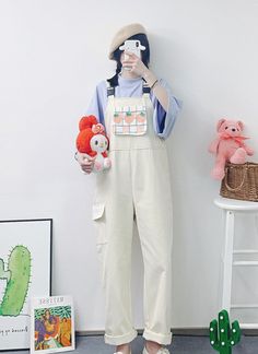 Fashion Strawberry Overalls/Trousers PN3490 ●Size: S: length 89 cm, waist 86 cm,hipline 102 cm M: length 90 cm, waist 88 cm,hipline 104 cm L: length 91 cm, waist 90 cm,hipline 106 cm XL: length 92 cm, waist 92 cm,hipline 108 cm (Please allow 1-3cm differs due to manual measurement.As different computers display colors differently,the color of the actual may vary slightly from the above images.Thanks for your understanding.) ●Material: cotton ●About Shipping: We attach great importance to the orders of each customer and parcel delivery. 1.Processing time: 2-3 business days. 2.Shipping time: 10-15 business days to US, please allow 3-4 weeks shipping to other country.(Shipping times can be affected by variable customs clearance times or public holidays.) Casual Baggy Overalls, Casual Overalls With Side Pockets, Fall Overalls With Pockets, Casual Overall Pants For Fall, Trendy Overall Pants With Pockets, Fall Season Overalls With Pockets, Spring Baggy Overalls Pants, Baggy Overalls Pants For Spring, Baggy Overalls For Spring