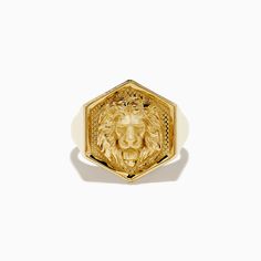 Men's 14K Yellow Gold Lion Signet Ring Luxury Yellow Gold Signet Ring With Diamond Cut, Yellow Gold 14k Tarnish Resistant Signet Ring, Luxury Gold Signet Ring With 17 Jewels, Luxury 14k Yellow Gold Signet Ring, Luxury 14k Gold Engraved Ring Stamped 14k, Timeless Gold Signet Ring With Diamond Cut, Gold Diamond Cut Signet Ring, Fine Jewelry 14k Gold Diamond Cut Signet Ring, 14k Gold Diamond Cut Signet Ring