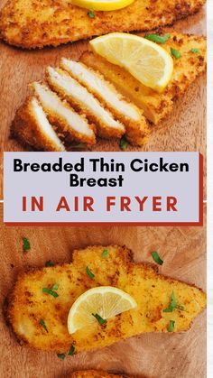 Air fryer chicken breast Air Fryer Chicken Breaded, Crispy Chicken Cutlets Air Fryer, Bread Crumb Chicken Air Fryer, Breaded Chicken In The Air Fryer, Low Calorie Breaded Chicken, Air Fryer Chicken Schnitzel Recipe, Breaded Chicken Cutlets In Air Fryer