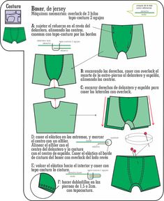 Sewing Boxers Men, Diy Boxers, Boxers Pattern, Mens Boxers Pattern, Boxer Brief Pattern, Boxer Pattern, Retro Dress Pattern, Starting A Clothing Business, Men Pants Pattern