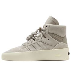 adidas x Fear of God Athletics '86 High 'Sesame' IF6683 Athleisure High-top Sneakers With Gum Sole For Streetwear, Adidas High-top Sneakers With Vulcanized Sole For Streetwear, Adidas Sporty High-top Sneakers With Gum Sole, Adidas High-top Sneakers With Vulcanized Sole, Adidas High-top Lace-up Sneakers With Gum Sole, Adidas Lace-up High-top Sneakers With Gum Sole, Adidas Logo Mid-top Custom Sneakers For Streetwear, Adidas Custom Mid-top Sneakers For Streetwear, Adidas High-top Custom Sneakers For Streetwear