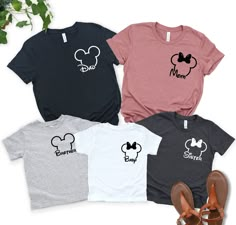 Disney Family Shirts, Mickey And Minnie Pocket Shirt, Disneyworld Family Shirts Disney Family Outfits, 2022 Gifts, Disney Family Shirts, Hands Design, Matching Disney Shirts, Disney Trip Shirts, Trip Shirts, Mickey Shirt, Disneyland Shirts