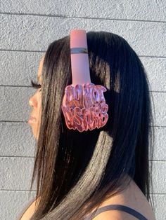 Hello Kitty Headphones, Stitch Quotes, Headphone Cover, Cute Couple Text Messages, Weave Ponytail Hairstyles, Girl With Headphones, Latina Fashion Outfits, Beats By Dre