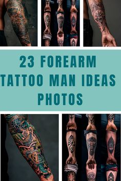 23 Forearm Tattoo Man Ideas Photos Forearm Tattoo Design, Perfect Tattoo, Unique Products Design, Tattoo Magazines