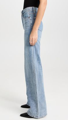 alice + olivia Weezy Full Length Jeans Chic Full-length Flare Jeans With Frayed Hem, Chic Faded Spring Jeans, Chic Faded Jeans For Spring, Chic Mid-rise Faded Flare Jeans, Chic Mid-rise Faded Jeans, Chic Faded Washed Jeans, Chic Light Wash Bottoms With Straight Hem, Everyday Full Length Flare Jeans With Frayed Hem, Everyday Fall Flare Jeans