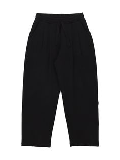 Editor's NotesIt can be mixed and matched with activewear for training, racing or taking a rest day.These sweatpants are made with 100% cotton. These pants have a smooth look and feel. - Pleated sweatpants- Embroidered logo - Soft and cozy with heavyweight cotton- Balloon sweatpants with pleated designMeasurements(in.)30/32- Total length: 39.34in./40.91in.- Waist: 14.96in./15.93in. - Thigh: 14.96in./15.90in.- Front rise: 12.99in./13.41in.- Leg opening: 8.45in./8.66in.Model Si Sporty Cotton Parachute Pants For Work, Sporty Parachute Pants With Elastic Waistband For Work, Sporty Straight Parachute Pants For Work, Sporty High-waisted Cotton Joggers, Sporty Cotton Workwear Joggers, Sporty Cotton High-waisted Parachute Pants, Sporty Cotton Joggers For Workwear, Sporty Solid Color Sweatpants For Workwear, Pleated Sweatpants