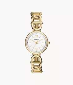 Women's Gold Tone Watches: Shop Gold Tone Watches Women's Collection - Fossil Elegant Gold Watch With Analog Display, Elegant Gold Watches With Analog Display, Elegant Gold Analog Display Watches, Timeless Gold Watch With Analog Display, Elegant Gold-tone Watch With Round Dial, Formal Gold-tone Watches With Round Dial, Gold-tone Quartz Watch For Formal Occasions, Timeless Gold-tone Formal Watch, Gold Quartz Watches For Work