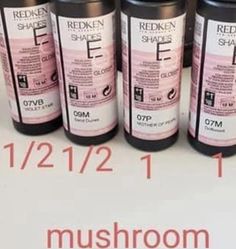 Shades Of Q Redken, Ion Hair Dye Chart, Milk Tea Hair Color Redken, Shades Eq Black Formulas, Rose Brown Hair Color Formula Redken, Redken Mushroom Blonde, Mushroom Toner Formula Shades Eq, Mushroom Hair Formula, Black Hair Color Formula