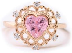 Amazon.com: Art Deco Pink Sapphire Heart Shape Wedding Ring 14K Rose Gold Diamond Stacking Ring Pink Gemstone Bridesmaid Jewelry Promise Ring For Her By KANISHKAGEMSJEWELS : Clothing, Shoes & Jewelry Heart Shaped Wedding Rings, Art Deco Pink, Promise Ring For Her, Diamond Stacking Rings, Promise Rings For Her, Pink Gemstones, Pink Ring, 14k Gold Ring, Rose Gold Diamonds