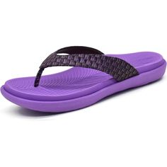 Experience everyday ease with these Comfortable Flip Flops Sandals, designed with both comfort and style in mind. The woven strap detail adds a touch of sophistication, making them versatile for beach outings or casual city strolls. Features: Upper Material: The sandals are made with a high-quality leather exterior for a classic look. Sole Composition: A durable rubber material forms the sole, providing reliable footing. Footbed Composition: The sandals feature a PU fabric type, known for its fl Comfortable Beach Flip Flops With Woven Sole, Eva Toe Post Sandals For Vacation, Toe Post Eva Sandals For Vacation, Eva Sport Sandals For Vacation, Casual Sandals With Adjustable Fit, Vacation Sandals With Cushioned Eva Footbed, Non-slip Eva Sport Sandals For Beach, Lightweight Eva Flip Flops For The Beach, Lightweight Synthetic Sandals For Vacation