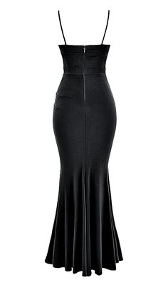 Simply elegant, it is the dress of all dresses and oozes effortless glamour. Cut from Our weighted stretch crepe that is super comfy to wear, it is features a beautifully draped bodice with delicate rouleau shoulder straps and is fully corseted for an ultra cinched fit that uplifts the bust for incredible cleavage. It gently skims your hips before falling to a fluted maxi skirt. 'Milena' is suitable for any bust size as it has no cups and is fully lined for comfort with a zip to the back for eas Elegant Spaghetti Strap Elastane Dress, Elegant Spaghetti Strap Dress In Elastane, Cocktail Dress With Ruched Back In Elastane, Cocktail Dresses With Ruched Back, Elegant Spaghetti Straps Elastane Midi Dress, Elegant Midi Dress With Spaghetti Straps In Elastane, Black Ruched Evening Dress With Sweetheart Neckline, Elegant Spaghetti Straps Midi Dress, Black Evening Dress With Ruched Sweetheart Neckline