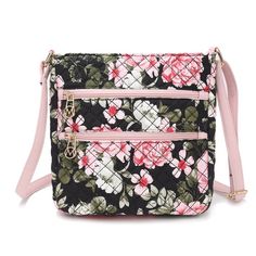 Introducing our stylish cotton botanical pattern Lainey Crossbody bag- a small masterpiece that seamlessly marries style and convenience. This charming accessory is designed for those who appreciate the fusion of timeless quilted pattern with the delicate beauty of botanical motifs. Crafted from high-quality quilted cotton fabric, this Crossbody bag exudes a touch of classic sophistication. The botanical pattern adds a natural and refreshing element, making it a perfect complement to your casual Pocket Hearts, Plant Bags, Fabric Hearts, Exterior Details, Functional Fashion, Botanical Pattern, Novelty Socks, Womens Crossbody Bag, Bag Straps