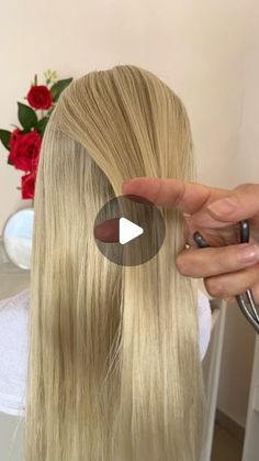 Long Updo Hairstyles Casual, Avant Garde Braided Hairstyles, Hair Down Sides Pinned Back, Hair With Side Pinned Back, Half Up Bouffant Hair Tutorial, Hair Some Up Some Down, Simple Hoco Hairstyles Straight, Homecoming Hairstyles Half Up Half Down Tutorials Easy, Partial Updo Tutorial