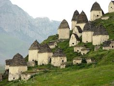 an old village on the side of a hill