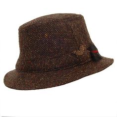 https://www.delmonicohatter.com/product/IT170.htm Classic Wool Cloche Fedora, Fall Wool Top Hat With Short Brim, Classic Brown Wool Top Hat, Winter Tweed Hat With Herringbone Pattern, Tweed Hats With Herringbone Pattern, Tweed Hat With Herringbone Pattern And Short Brim, Classic Tweed Brimmed Hat, Tweed Brimmed Hat With Herringbone Pattern, Tweed Hat With Short Brim And Herringbone Pattern