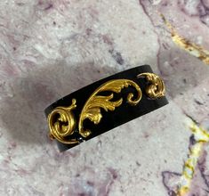 Handmade Resin Cuff Bracelet. Bangle Bracelet. Fashion Jewelry. Black and Gold. Dragon Bracelet, Bracelet Fashion, Jewelry Black, Bracelet Black, Bracelet Bangle, Bangle Bracelet, Black And Gold, Fashion Bracelets, Arm Band