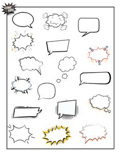 an image of comic speech bubbles