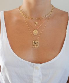 Wear solo or layer up with this statement chain. Gold overlay. 16" chain with 2” extender Handmade just for you in our Costa Mesa, CA studio. Everyday Jewelry With Square Pendant Chain, Everyday Jewelry With Delicate Square Pendant Chain, Everyday Chain Necklace With Rectangular Pendant, Everyday Adjustable Chain Necklace, Chic Everyday Necklace With Rectangular Pendant, Chic Jewelry With Chain Detail, Chic Chain Jewelry For Everyday, Chic Everyday Jewelry With Chain Details, Chic Everyday Chain Jewelry